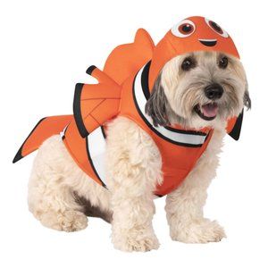 NWT Finding Nemo Costume Clownfish Dog Costume Size L